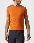 CASTELLI Kurzarm Fahrrad-Shirt - TECH 2 TEE - Orange