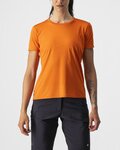 CASTELLI Kurzarm Fahrrad-Shirt - TECH 2 TEE - Orange