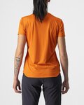 CASTELLI Kurzarm Fahrrad-Shirt - TECH 2 TEE - Orange