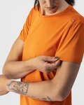 CASTELLI Kurzarm Fahrrad-Shirt - TECH 2 TEE - Orange