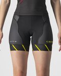 CASTELLI Fahrradshorts ohne Träger - FREE W SHORT TRI - Schwarz/Hellgrün