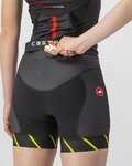CASTELLI Fahrradshorts ohne Träger - FREE W SHORT TRI - Schwarz/Hellgrün