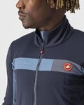 CASTELLI Fahrrad-Thermojacke - MORTIROLO 6S - Blau