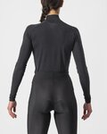 CASTELLI Langarm Fahrrad-Shirt - BANDITO WOOL W - Schwarz