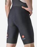 CASTELLI Kurze Fahrradhose mit Trägern - ENTRATA 2 - Schwarz