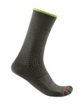CASTELLI Klassische Fahrradsocken - PREMIO - Grün