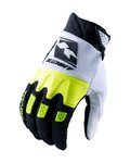 KENNY Langfinger-Fahrradhandschuhe - GLOVES TRACK - Gelb/Schwarz