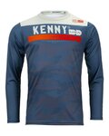 KENNY Langarm Fahrradtrikot für den Sommer - ELITE - Blau