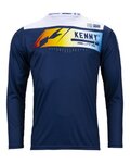 KENNY Langarm Fahrradtrikot für den Sommer - ELITE - Blau