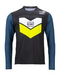 KENNY Langarm Fahrradtrikot für den Sommer - PROLIGHT KID - Gelb/Blau