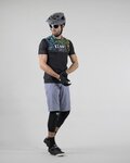 KENNY Kurzarm Fahrradtrikot - CHARGER - Schwarz/mehrfarbig