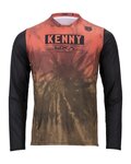 KENNY Langarm Fahrradtrikot für den Sommer - CHARGER  - Rosa/Braun