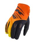 KENNY Langfinger-Fahrradhandschuhe - TRACK KID 24 - Schwarz/Orange
