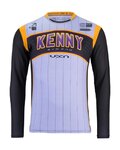 KENNY Langarm Fahrradtrikot für den Sommer - EVO PRO 24 - Weiß/Orange/Schwarz