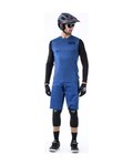 KENNY Langarm Fahrradtrikot für den Sommer - CHARGER 24 - Blau