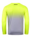 KENNY Langarm Fahrradtrikot für den Sommer - ELITE KID 24/25 - Gelb/Grau