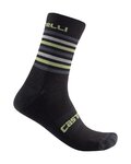 CASTELLI Klassische Fahrradsocken - GREGGE 15 - Schwarz