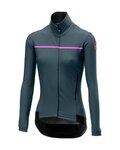 CASTELLI Fahrrad-Thermojacke - PERFETTO W LONG SLEEVE - Blau