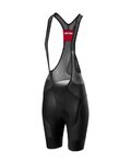 CASTELLI Kurze Fahrradhose mit Trägern - FREE AERO 4 W - Schwarz