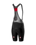 CASTELLI Kurze Fahrradhose mit Trägern - FREE AERO 4 W - Schwarz