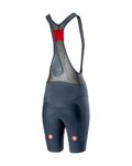 CASTELLI Kurze Fahrradhose mit Trägern - FREE AERO 4 W - Blau