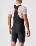 CASTELLI Kurze Fahrradhose mit Trägern - TUTTO NANO - Schwarz