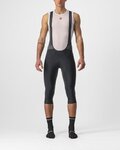 CASTELLI 3/4 lange Fahrradhose mit Träger  - ENTRATA - Schwarz