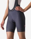 CASTELLI Kurze Fahrradhose mit Trägern - PRIMA - Blau