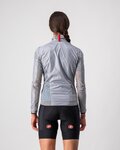 CASTELLI Winddichte Fahrradjacke - ARIA SHELL W - Silber