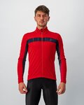 CASTELLI Fahrrad-Thermojacke - MORTIROLO VI - Rot
