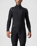 CASTELLI Langarm Fahrradtrikot für den Winter - TUTTO NANO ROS - Schwarz