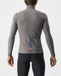 CASTELLI Langarm Fahrradtrikot für den Winter - TUTTO NANO ROS - Grau