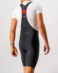 CASTELLI Kurze Fahrradhose mit Trägern - NANO FLEX PRO RACE - Schwarz
