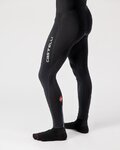 CASTELLI Lange Fahrradhose mit Trägern - ENTRATA WIND - Schwarz