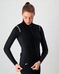 CASTELLI Langarm Fahrradtrikot für den Winter - TUTTO NANO ROS W - Schwarz