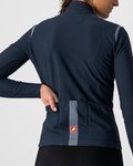 CASTELLI Langarm Fahrradtrikot für den Winter - TUTTO NANO ROS W - Blau