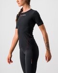 CASTELLI Kurzarm Fahrrad-Shirt - PROSECCO TECH W - Schwarz