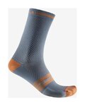 CASTELLI Klassische Fahrradsocken - SUPERLEGGERA T 18 - Grau