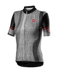 CASTELLI Kurzarm Fahrradtrikot -  ILLUSIONE - Schwarz/Weiß