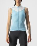 CASTELLI Ärmelloses Fahrradtrikot - SOLARIS - Hellblau