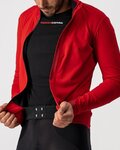 CASTELLI Fahrrad-Thermojacke - ELITE ROS - Rot