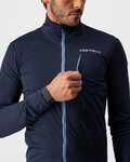 CASTELLI Fahrrad-Thermojacke - GO - Blau