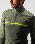 CASTELLI Fahrrad-Thermojacke - FINESTRE - Grün/Gelb