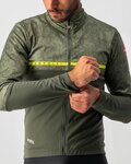 CASTELLI Fahrrad-Thermojacke - FINESTRE - Grün/Gelb