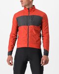 CASTELLI Fahrrad-Thermojacke - UNLIMITED PUFFY - Rot/Grau