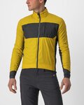 CASTELLI Winddichte Fahrradjacke - UNLIMITED PUFFY - Gelb