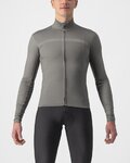CASTELLI Langarm Fahrradtrikot für den Winter - PRO THERMAL LS - Grau