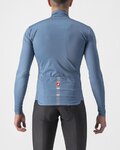 CASTELLI Langarm Fahrradtrikot für den Winter - PRO THERMAL LS - Blau