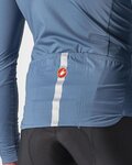 CASTELLI Langarm Fahrradtrikot für den Winter - PRO THERMAL LS - Blau