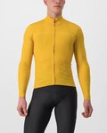 CASTELLI Langarm Fahrradtrikot für den Winter - PRO THERMAL LS - Gelb